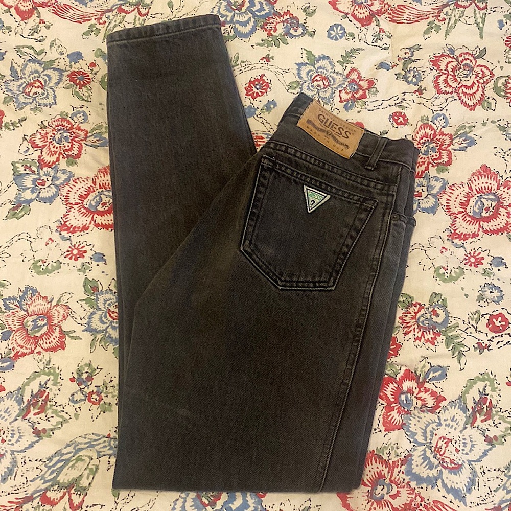 Vintage Guess straight leg high rise jeans vin. size 29